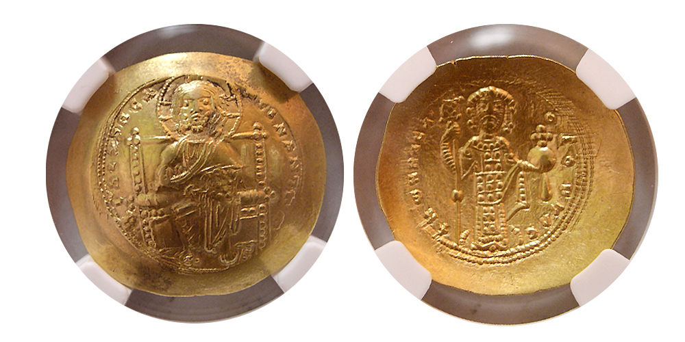 PCW-B782-BYZANTINE EMPIRE. Constantine X. AD.1059-1067. Gold  Histamenon Nomisma