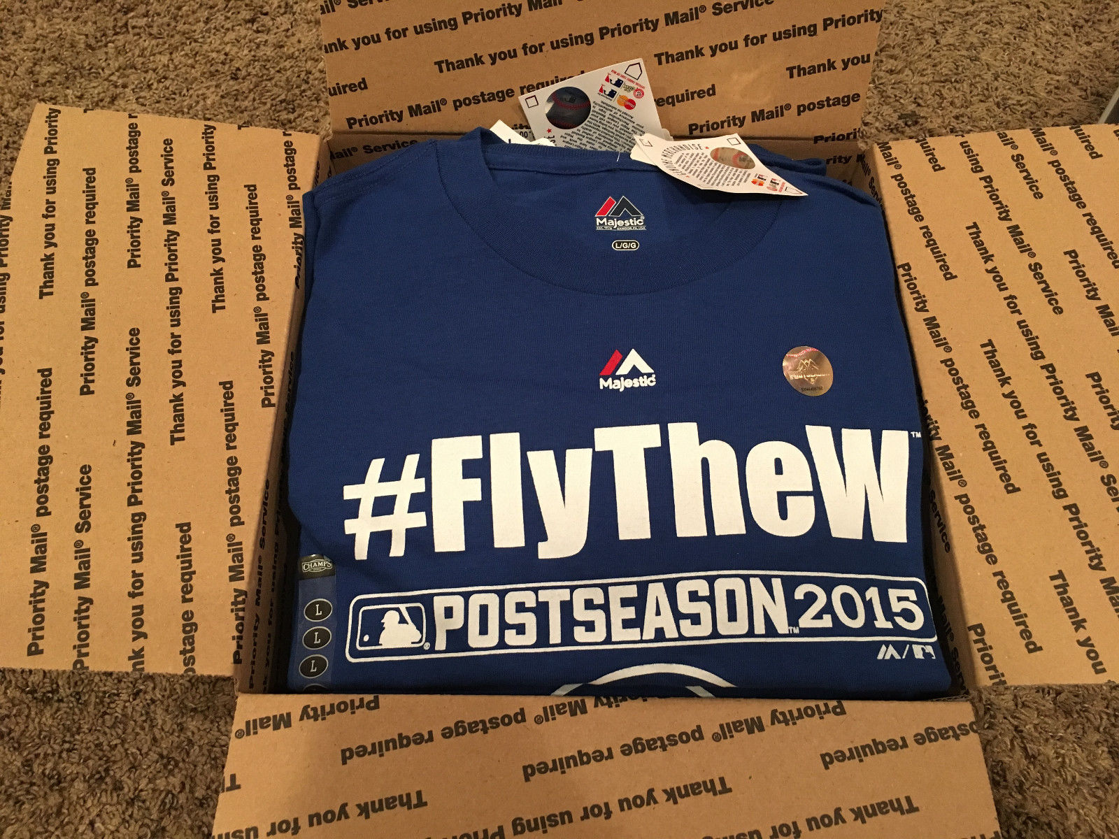 Chicago Cubs 18 SHIRT LOT Postseason/World Series with Tags Wholesale Lot LARGE