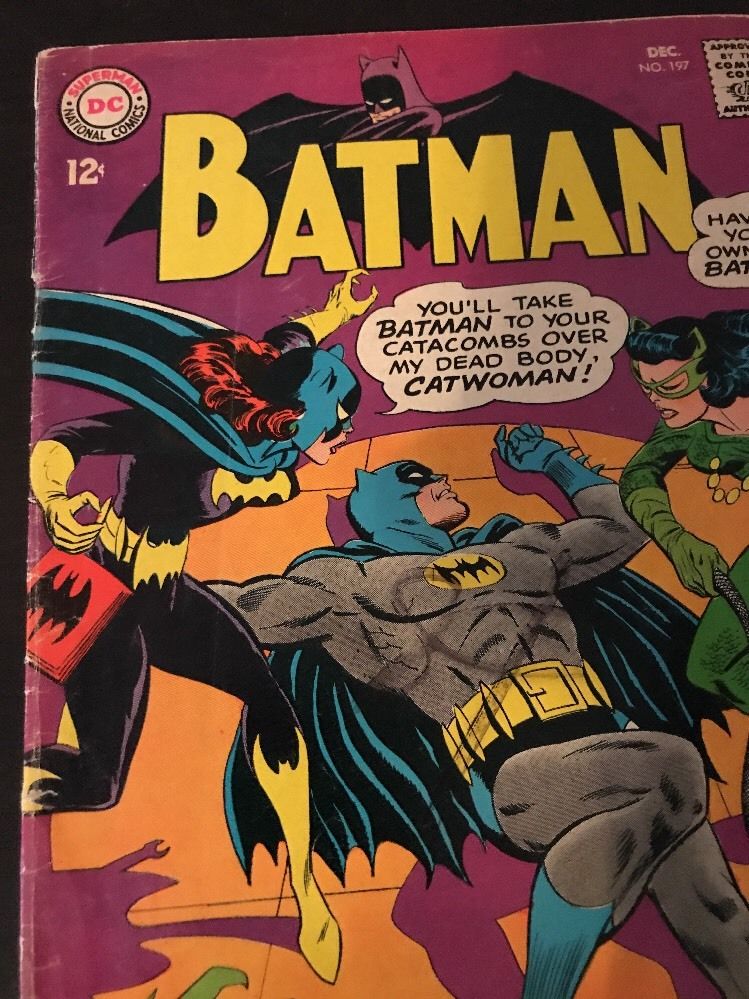 Batman #197 FN- 1st New Batgirl in Batman DC Silver Age KEY Comic Movie Soon!