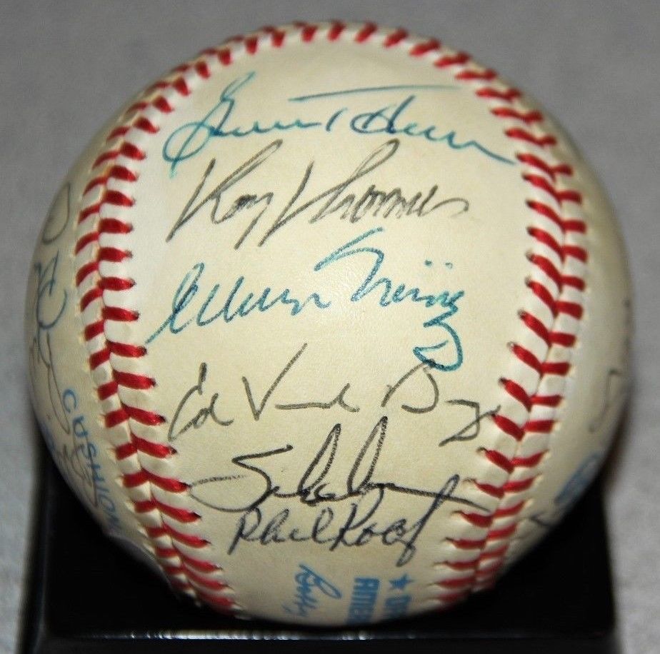 1985 SEATTLE MARINERS TEAM SIGNED AUTOGRAPHED AUTO RAWLINGS OAL BASEBALL PSA/DNA