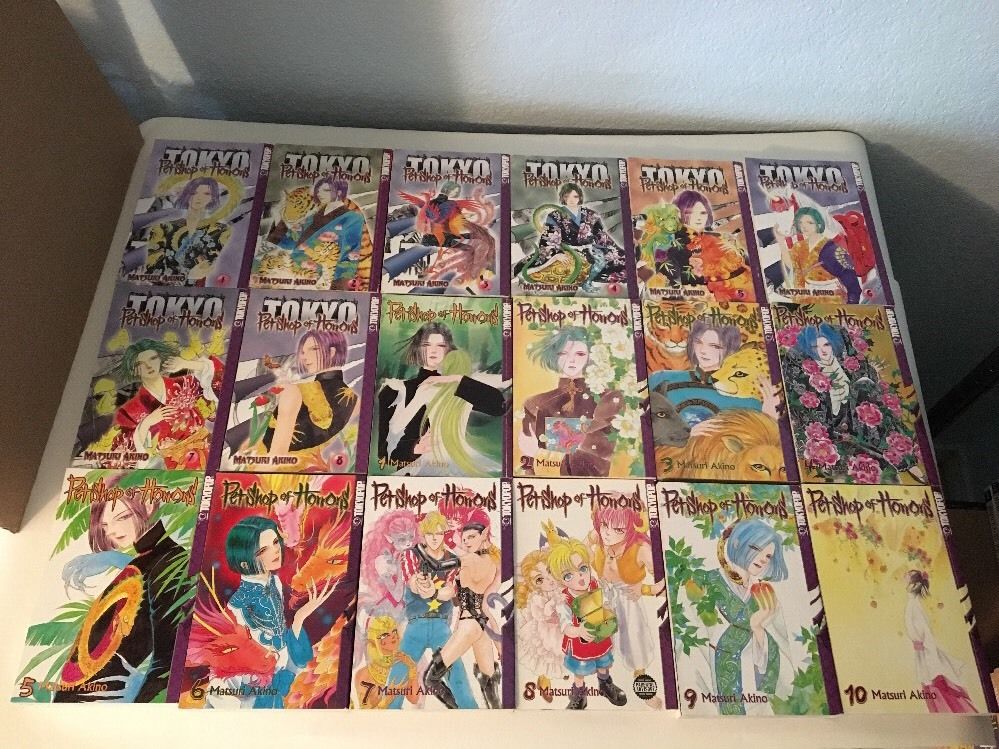 Pet Shop Of Horrors 1-10 Tokyo 1-8 Manga Book Lot English VG Used Matsuri Akino