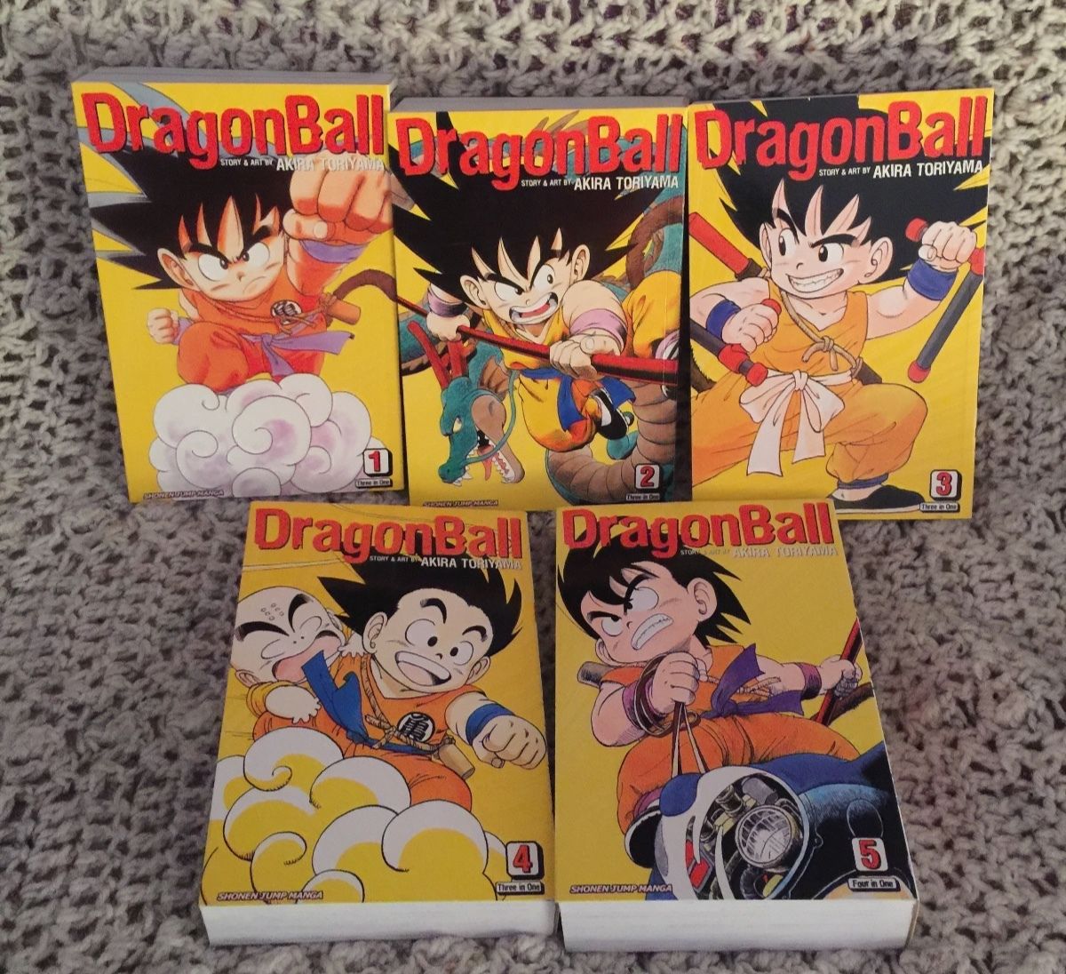 Dragon Ball VIZBIG Manga, Volumes 1-5 (Complete Series)