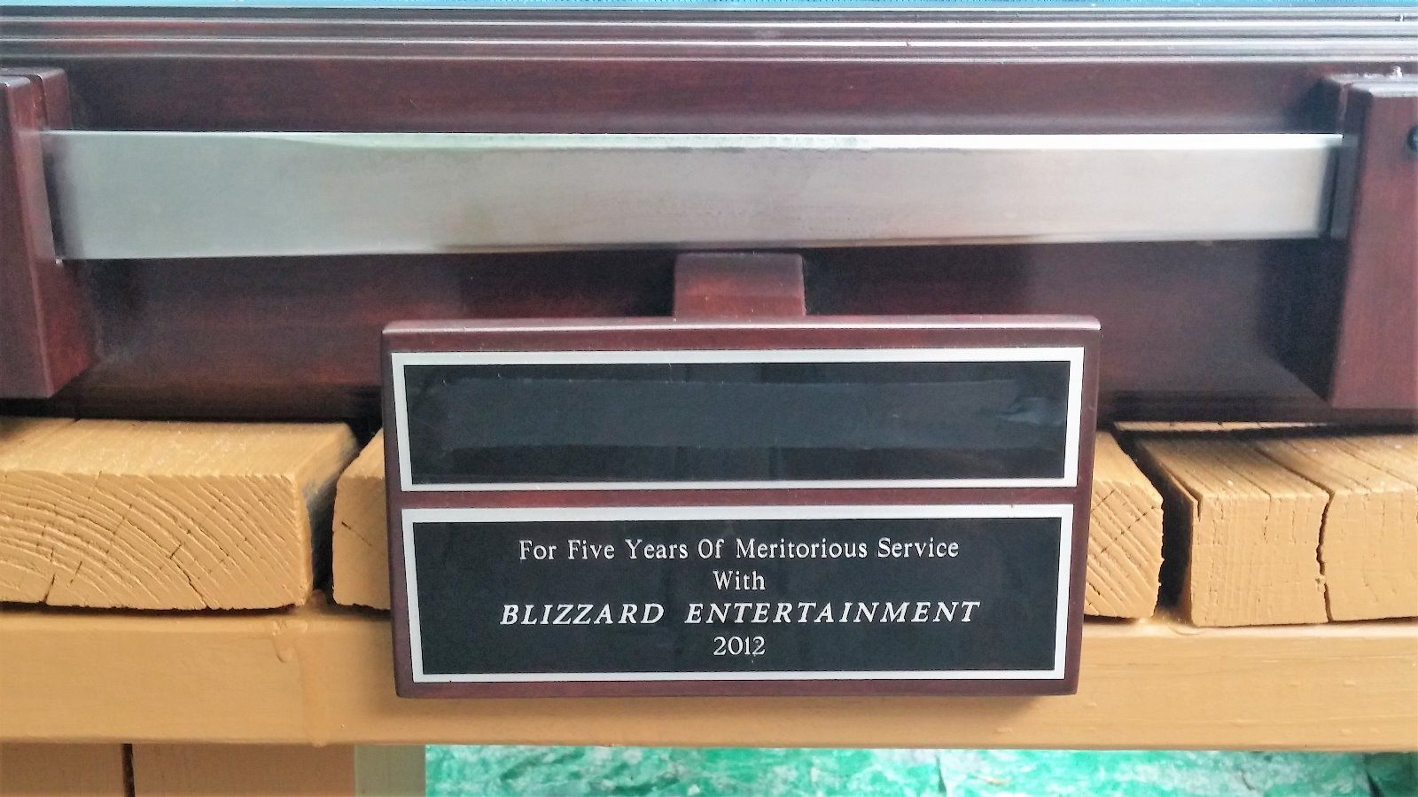 2012 Blizzard Employee 5-year Ceremony Sword