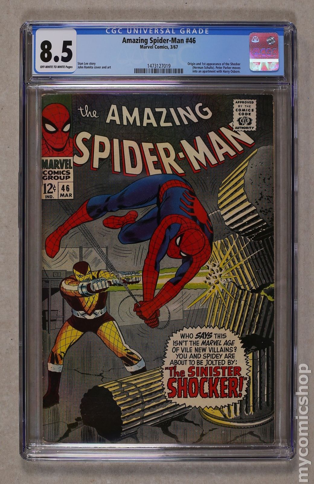 Amazing Spider-Man (1963 1st Series) #46 CGC 8.5 1473127019