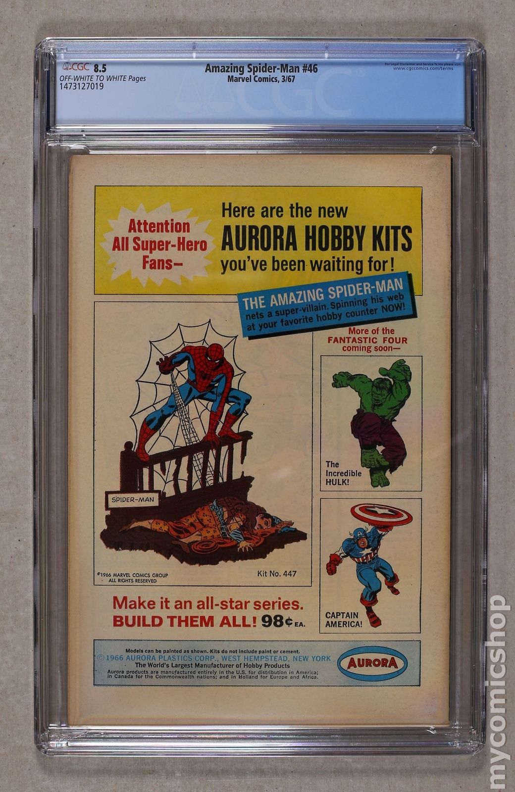 Amazing Spider-Man (1963 1st Series) #46 CGC 8.5 1473127019