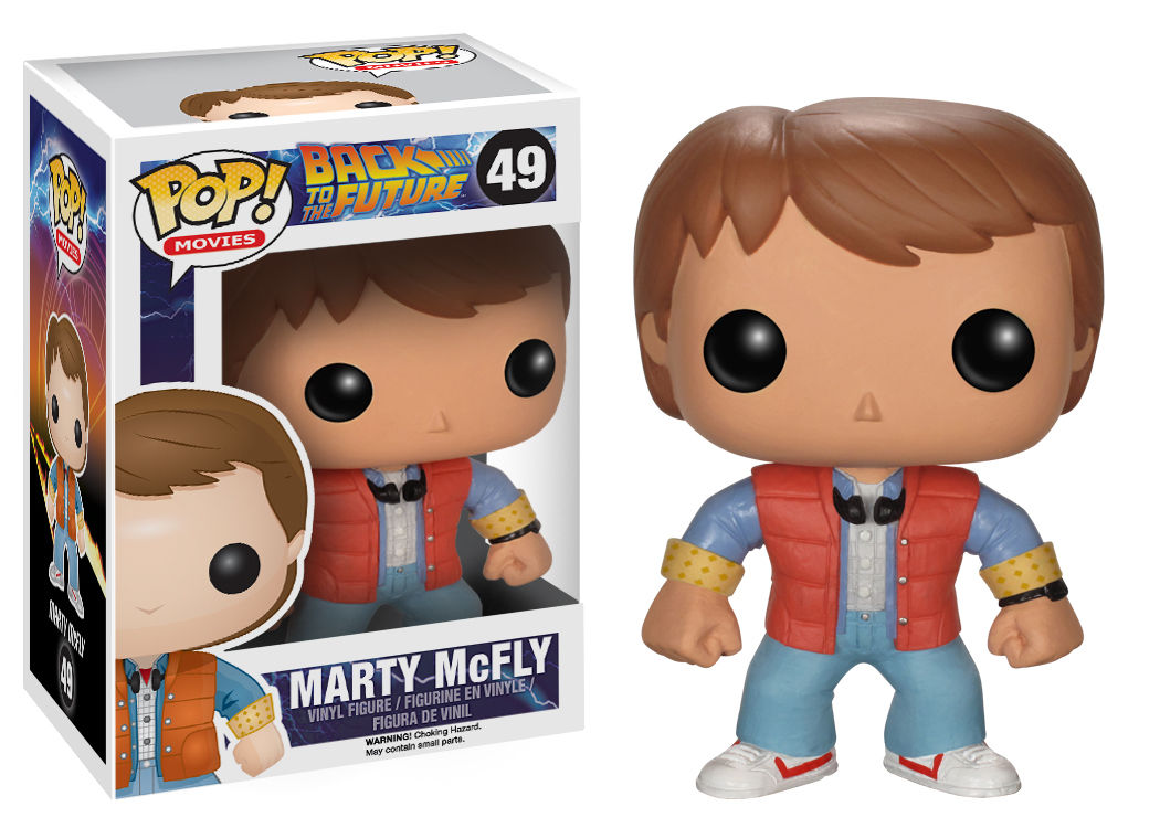 Funko Pop Movies Back To The Future Marty Vinyl Action Figure Collectible Toy