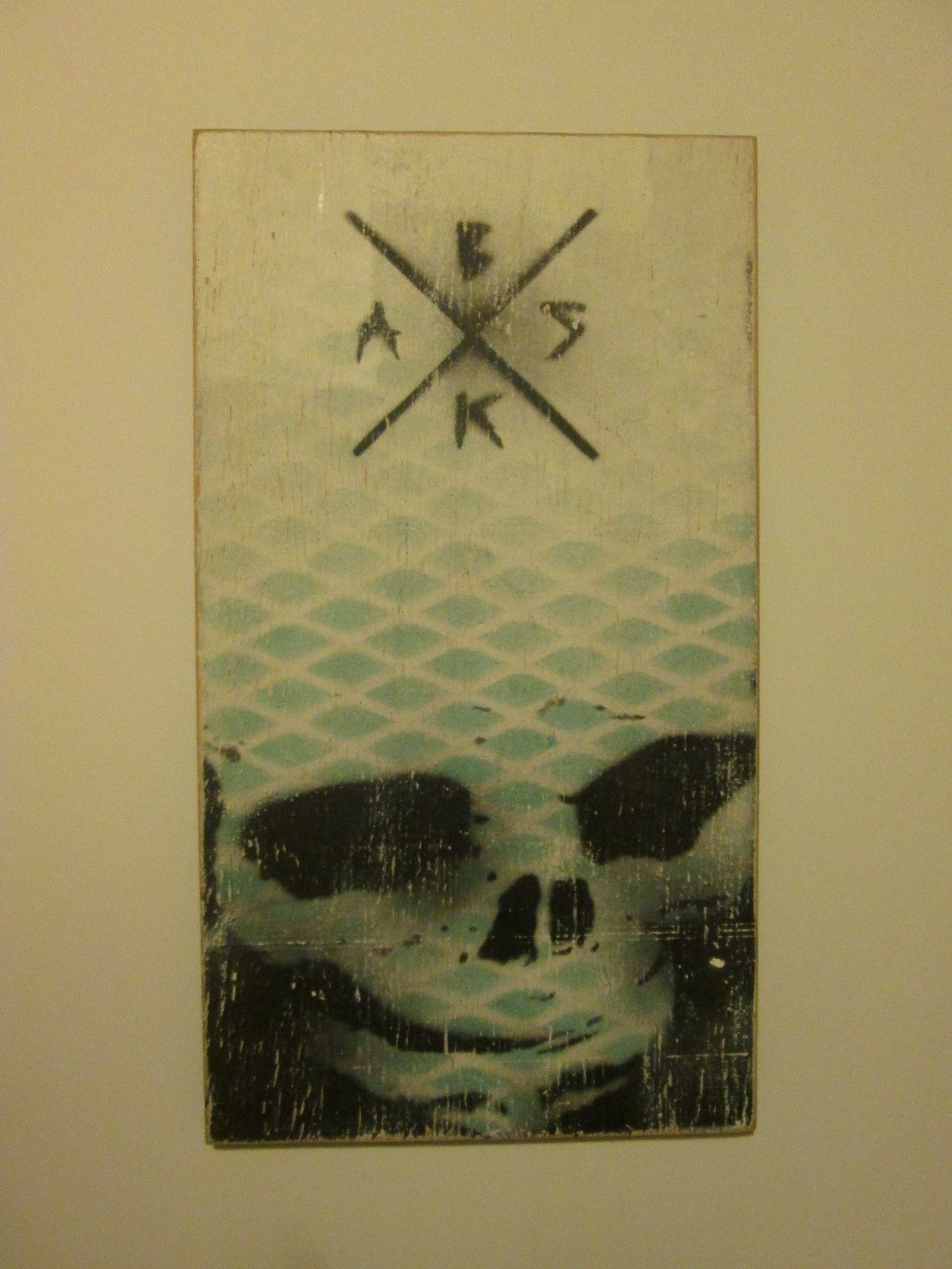 BASK Because Art Should Kill Skulls Original 2012 1XRun Fairey,Faile,KAWS,Banksy
