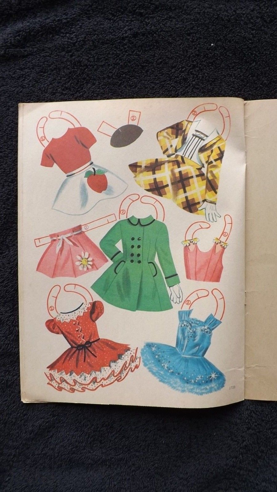 VINTAGE ORIGINAL 1959 SHIRLEY TEMPLE PAPER DOLLS UNCUT SAALFIELD #1739 10 CENTS