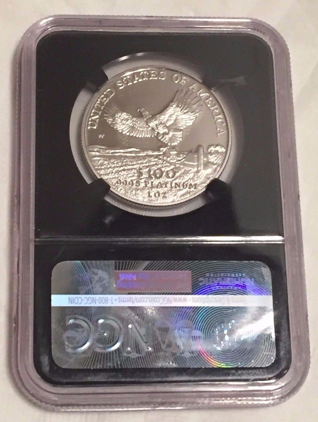 2000-W $100 Platinum Eagle 1oz NGC PR70UCAM : Beautiful Ultra Cameo