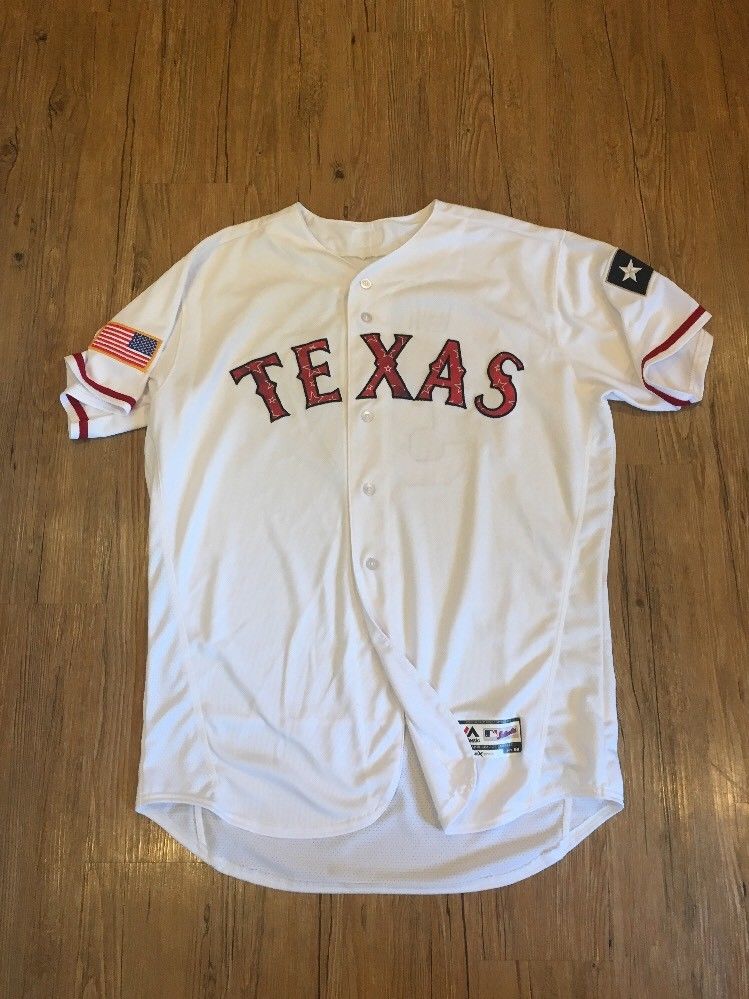 Jason Grilli 4th July Independence Day Texas Rangers Game Used Jersey