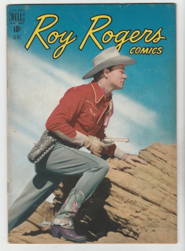 Roy Rogers Comics #18 strict FN- 6.0   Giant Golden Age Collection Found