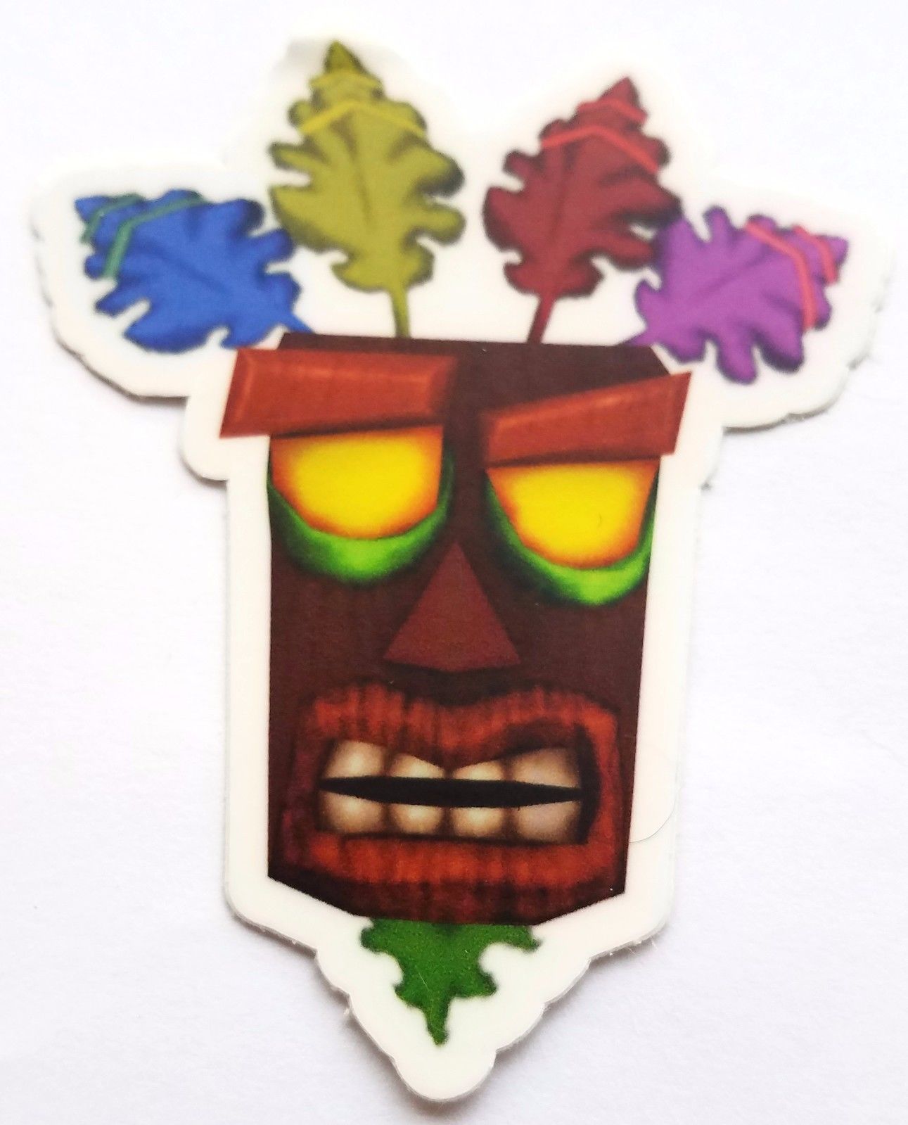 Aku Aku Pin - Crash Bandicot Vinyl Sticker