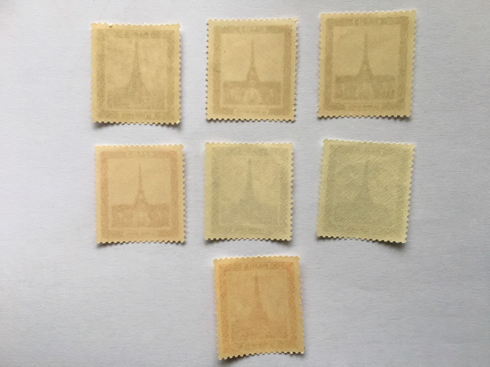 France Cinderella Stamps La Tour Eiffel Paris MNH