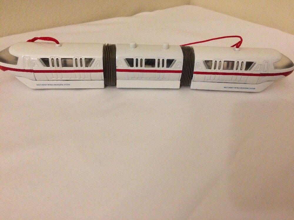 Disney's Christmas Monorail Ornament With Lights And Voice Walt Disney World