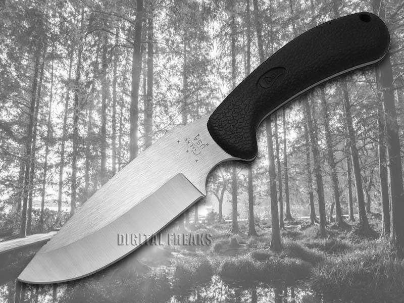 CASE XX Lightweight Black Synthetic Drop Point Fixed Blade Stainless Knife