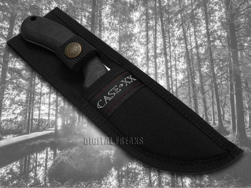 CASE XX Lightweight Black Synthetic Drop Point Fixed Blade Stainless Knife