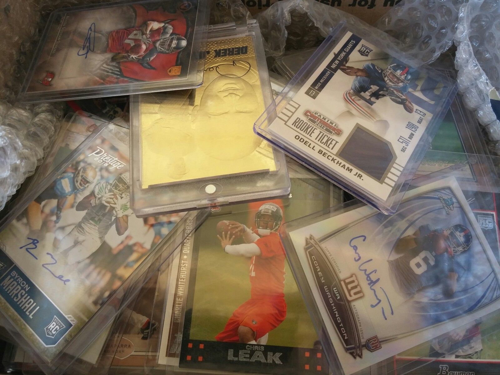 200 assorted sports cards..all R stars, RC's or Inserts.  NFL NBA & MLB. FUN!!