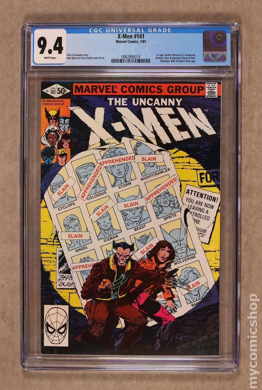 Uncanny X-Men (1963 1st Series) #141 CGC 9.4 0962995019