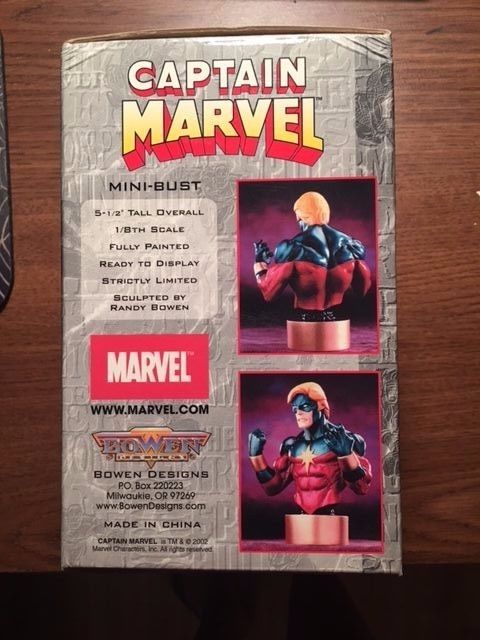 Bowen Captain Marvel Mini-Bust