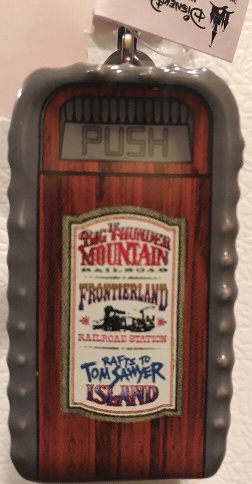 New Disney Parks Trash Can Big Thunder Mountain Railroad Frontierland Ornament