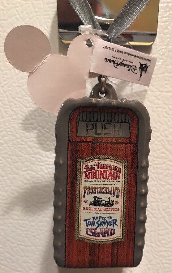 New Disney Parks Trash Can Big Thunder Mountain Railroad Frontierland Ornament