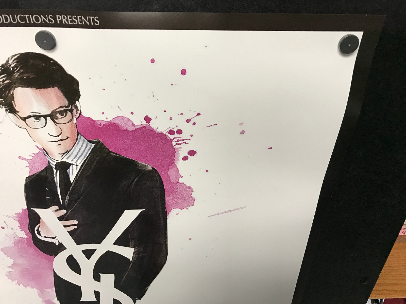 Yves Saint Laurent 2014 Original Double Sided ONE SHEET Movie Poster Rolled