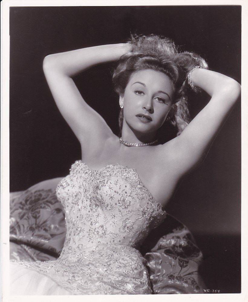 VERA RALSTON Strapless Dress Original Vintage '40s FREULICH Stamp Portrait Photo