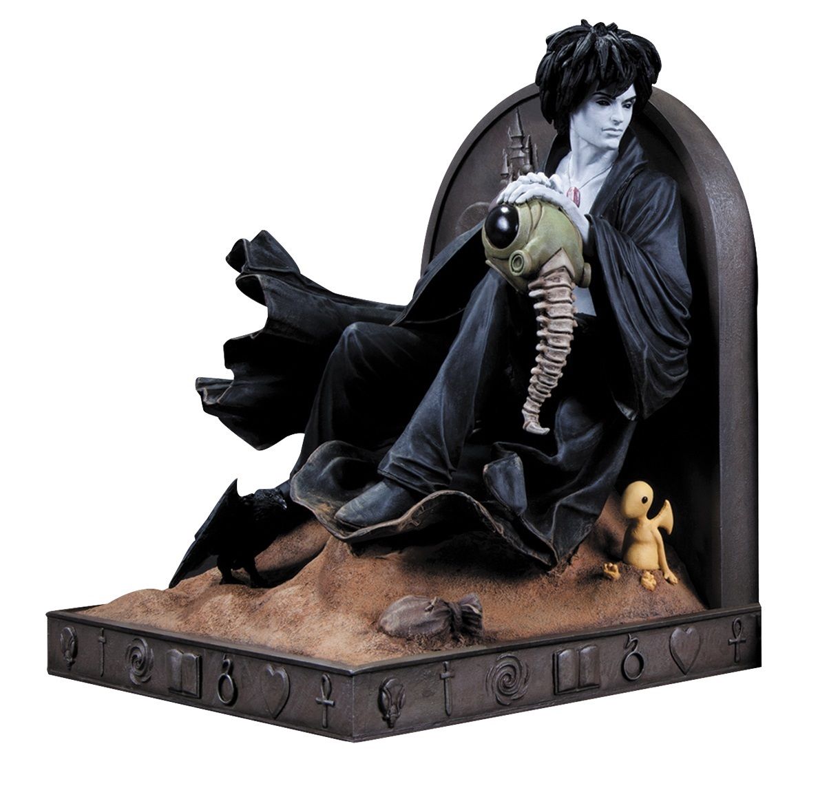 Sandman & Death Bookends Statue 2nd Edition Vertigo DC Collectibles NEW SEALED