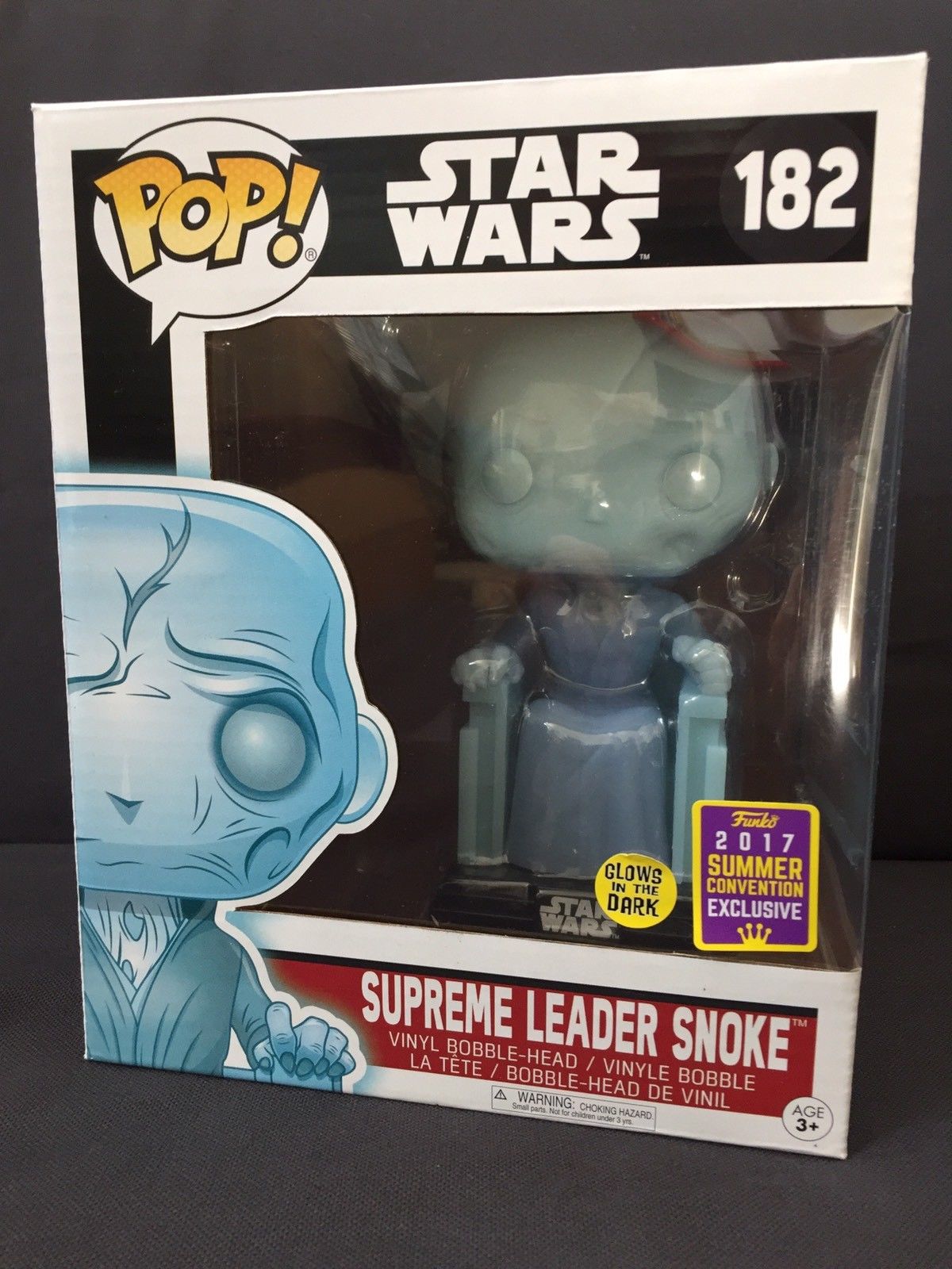 SDCC 2017 Funko Pop Star Wars Supreme Leader Snoke Amazon Exclusive