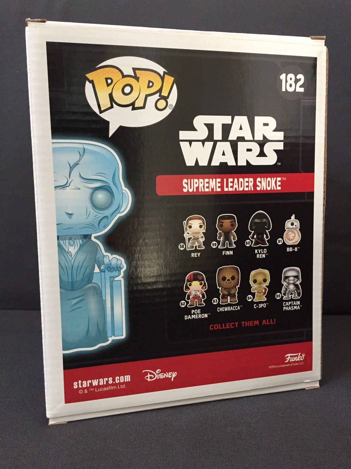 SDCC 2017 Funko Pop Star Wars Supreme Leader Snoke Amazon Exclusive