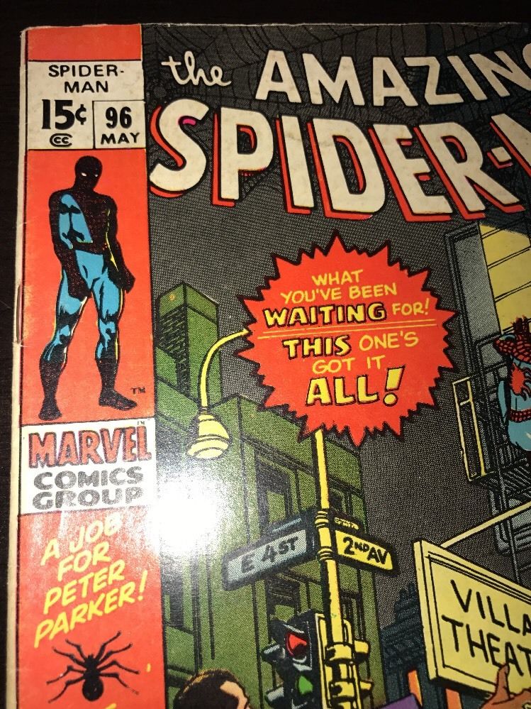 THE AMAZING SPIDER-MAN #96 FN+ Green Goblin Drug Issue MARVEL 1971 KEY COMIC