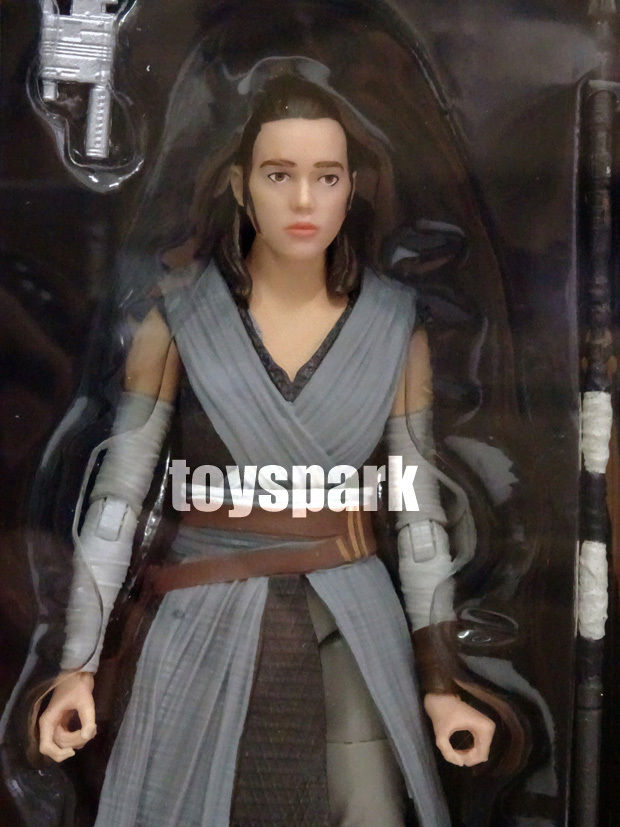 SDCC 2017 STAR WARS Black Series 6" The Last Jedi REY & LUKE SKYWALKER Exclusive