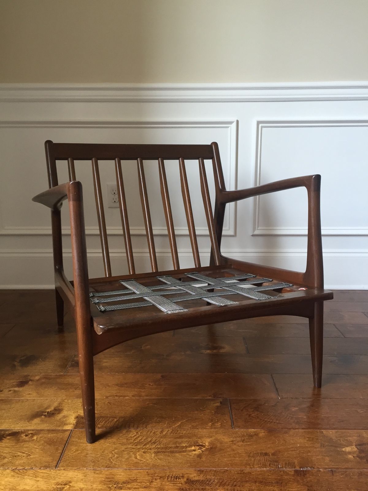 Pair of Walnut Danish Modern Selig Lounge Chairs