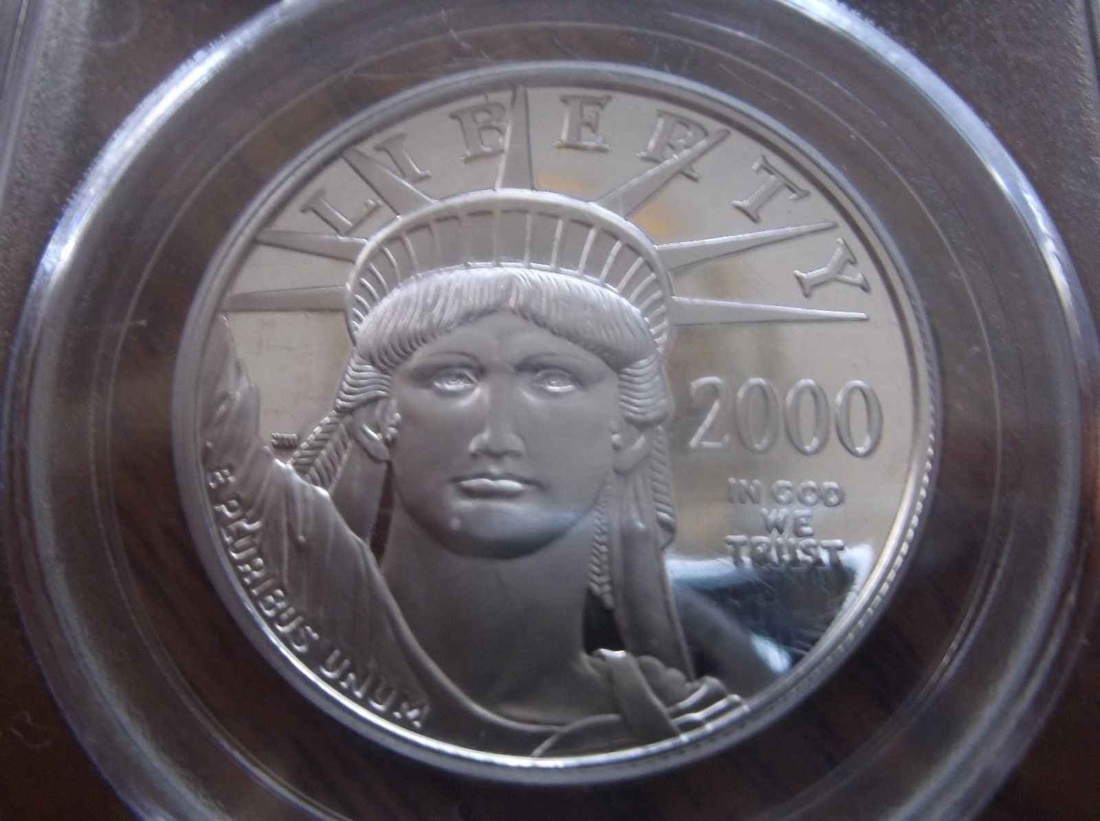 2000  W   Platinum Proof  $100 DCAM  PCGS