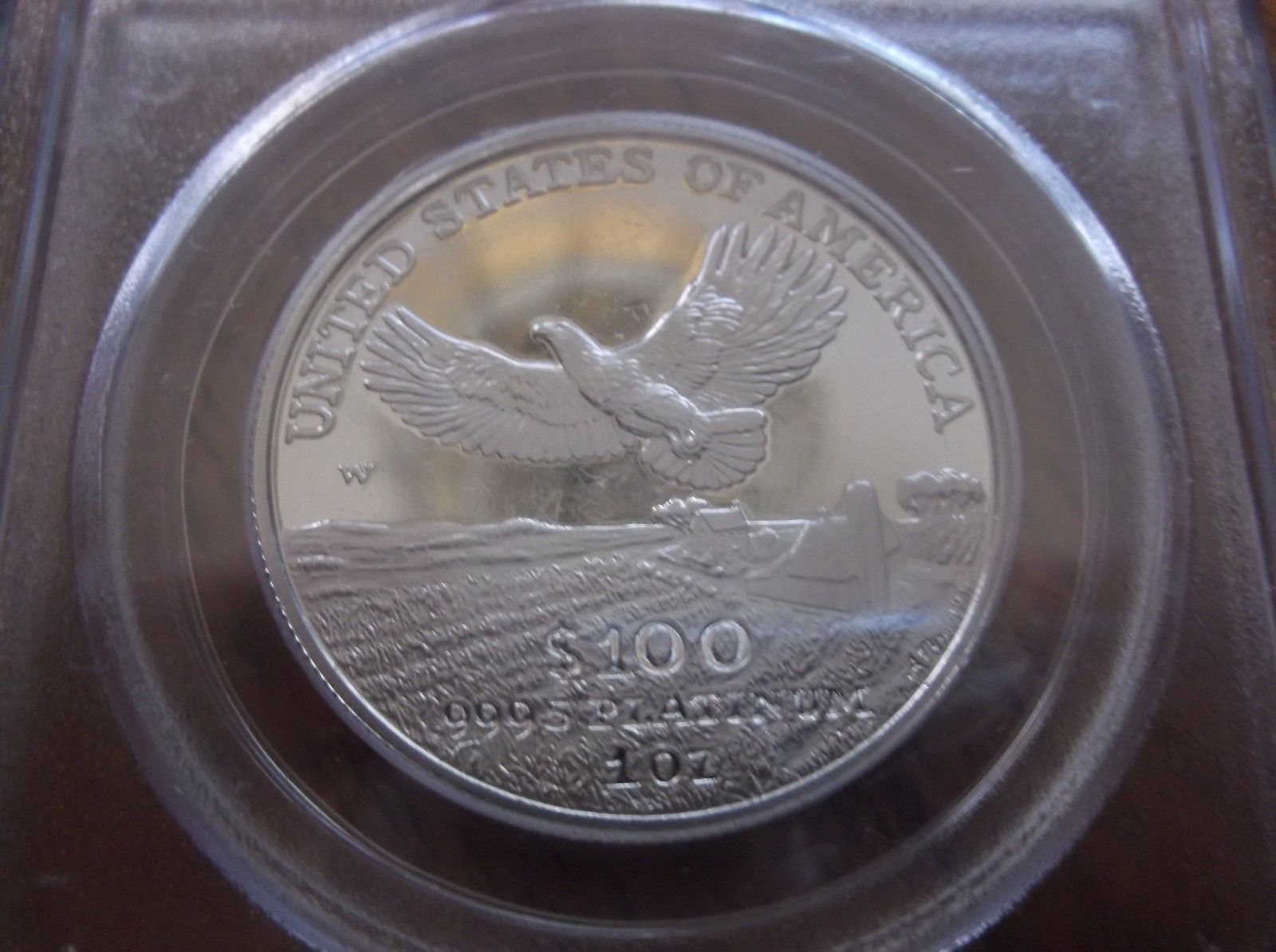 2000  W   Platinum Proof  $100 DCAM  PCGS