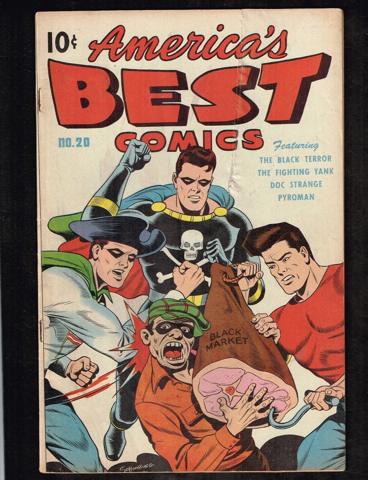 America's Best Comics #20 ~ Schomberg Cover ~ 1946 (5.0) WH