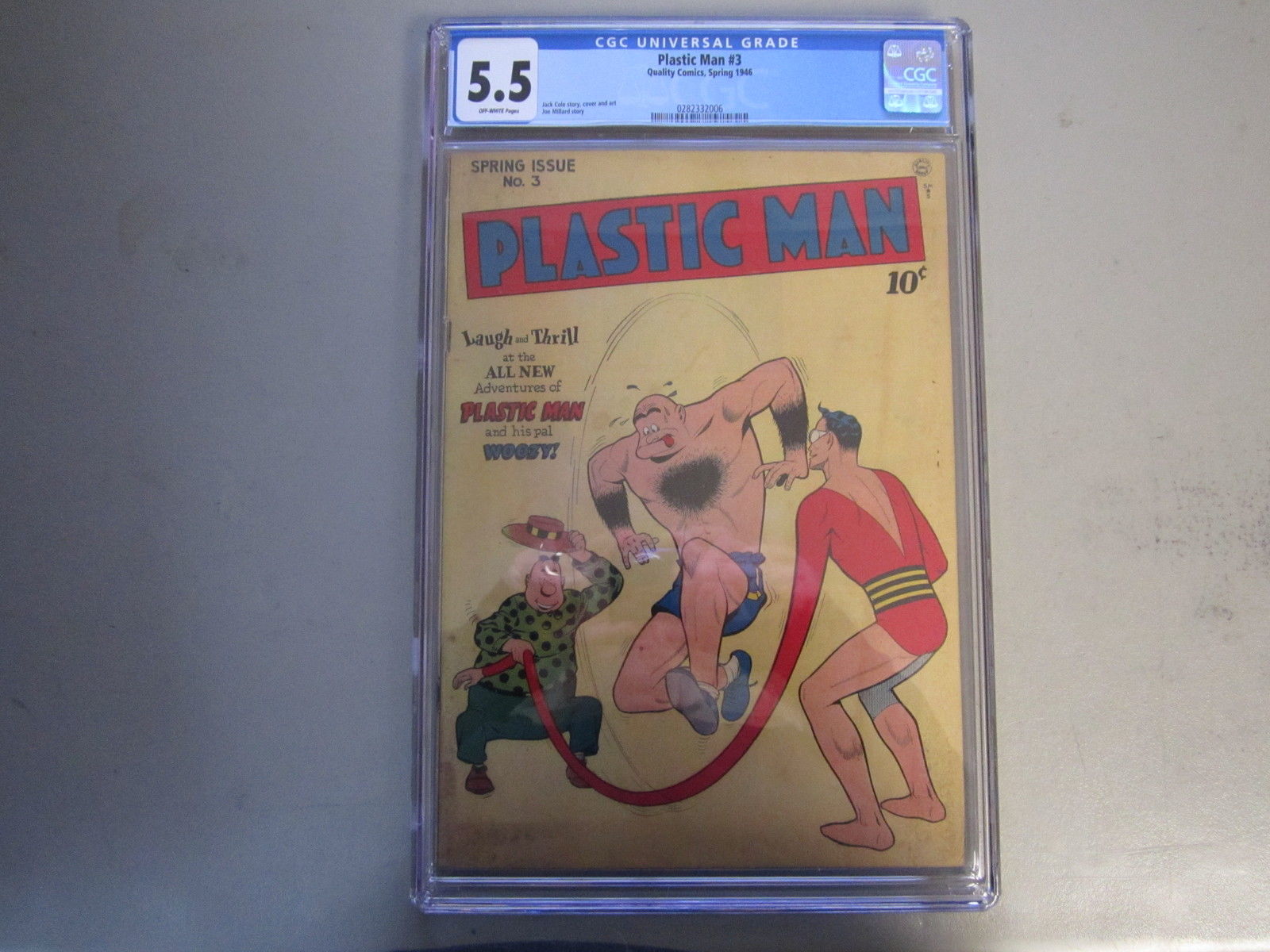 Plastic Man #3 CGC 5.5 COMIC BOOK 1946