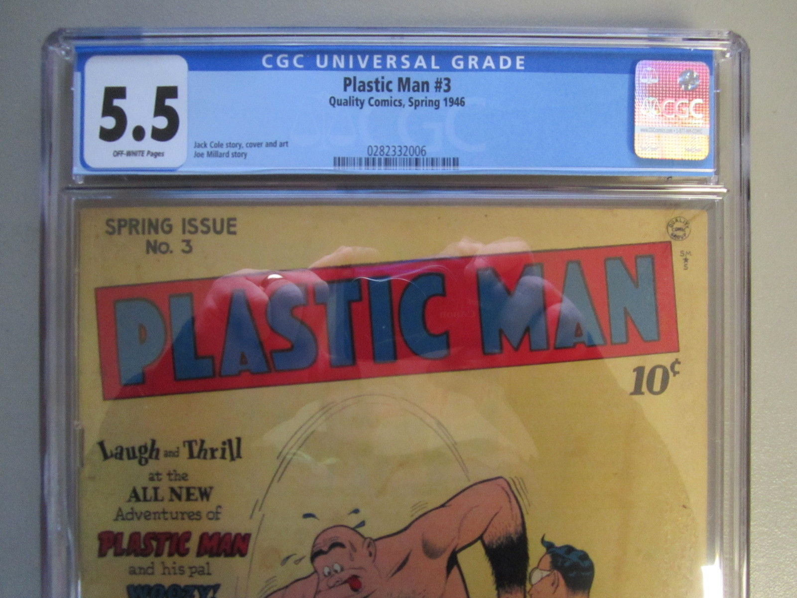 Plastic Man #3 CGC 5.5 COMIC BOOK 1946