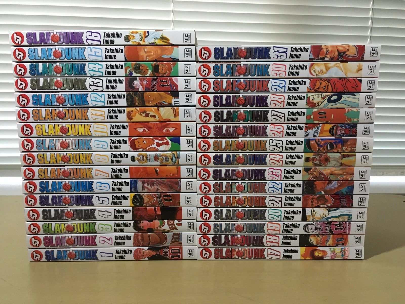 NEW Slam Dunk Manga Lot Complete Volumes 1-31 - English Viz - Takehiko Inoue