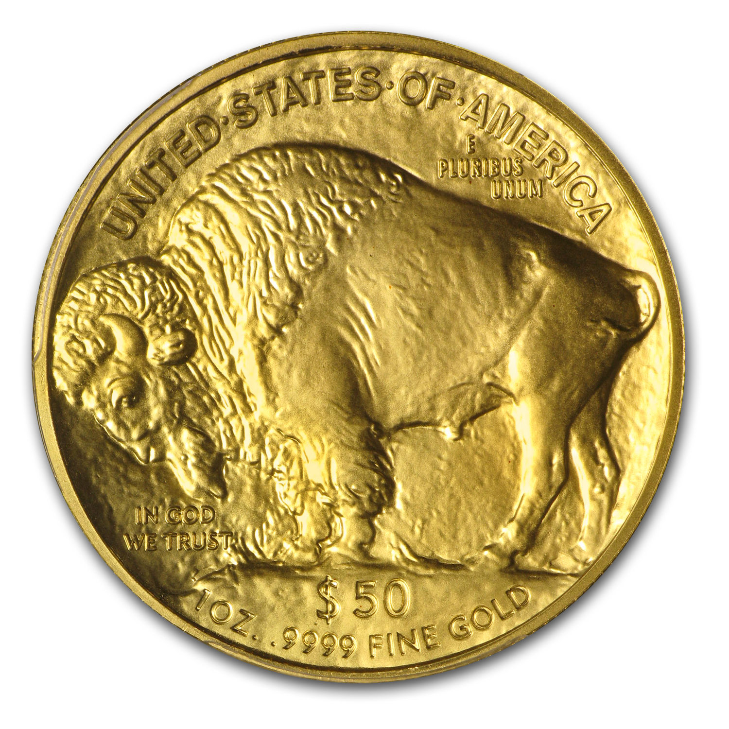 1 oz Gold Buffalo MS-70 PCGS (Random Year) - SKU #83493