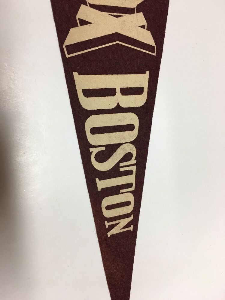 1940's Boston Red Sox 8.25x26 Vintage Pennant MLB Baseball Massachusetts Fenway