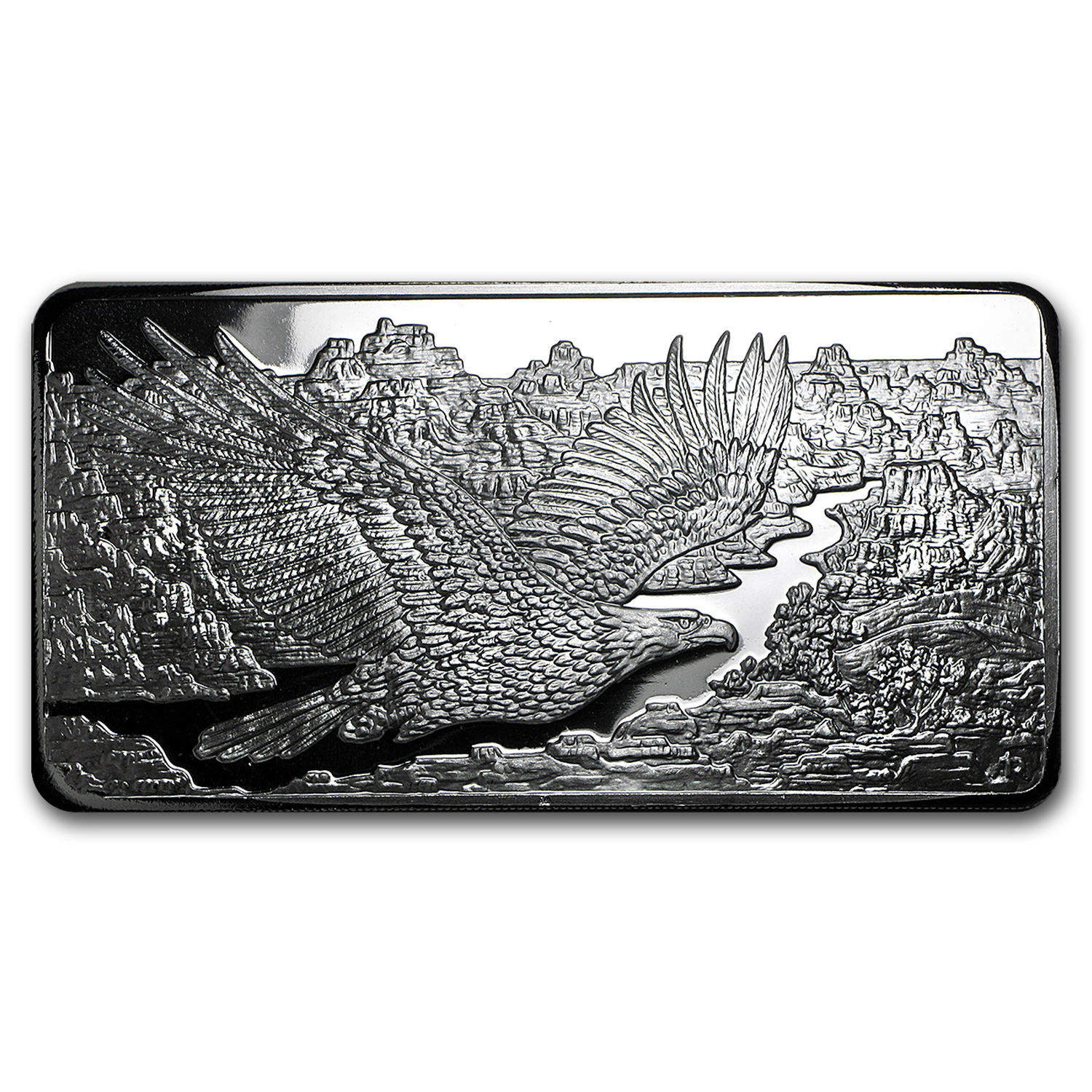 10 oz Silver Bar - Republic Metals Corp. Eagle Design (RMC) - SKU #103152