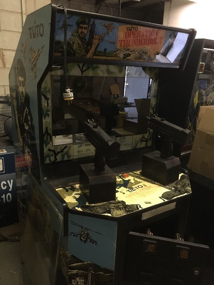 1988 Operation Thunderbolt Arcade Machine