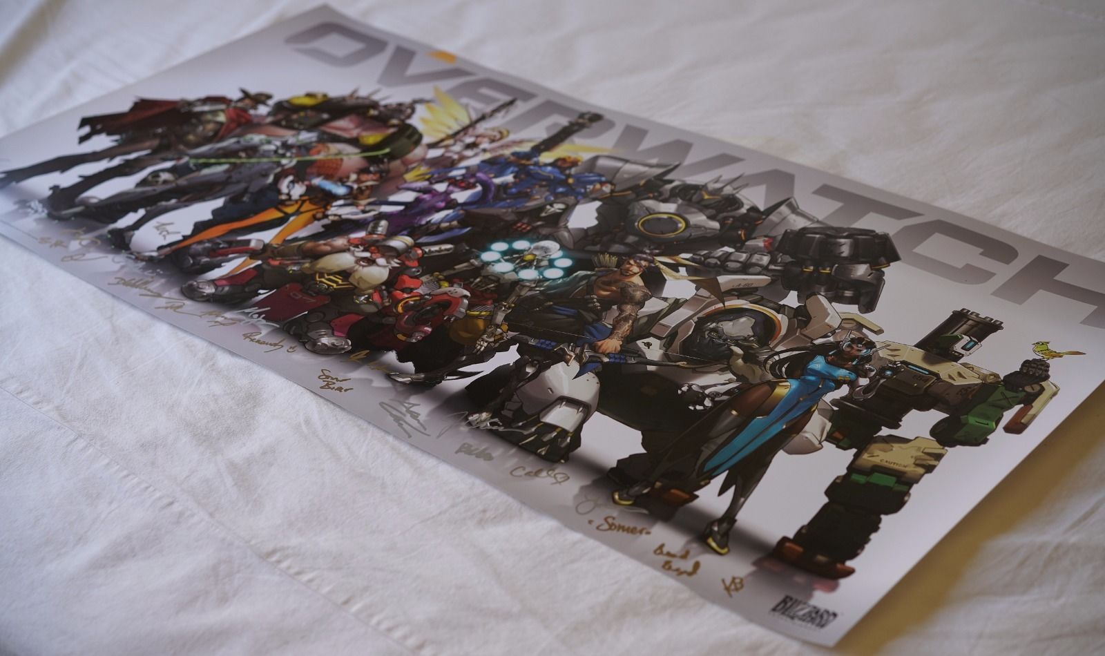 BlizzCon 2014 Official Overwatch Signed Poster