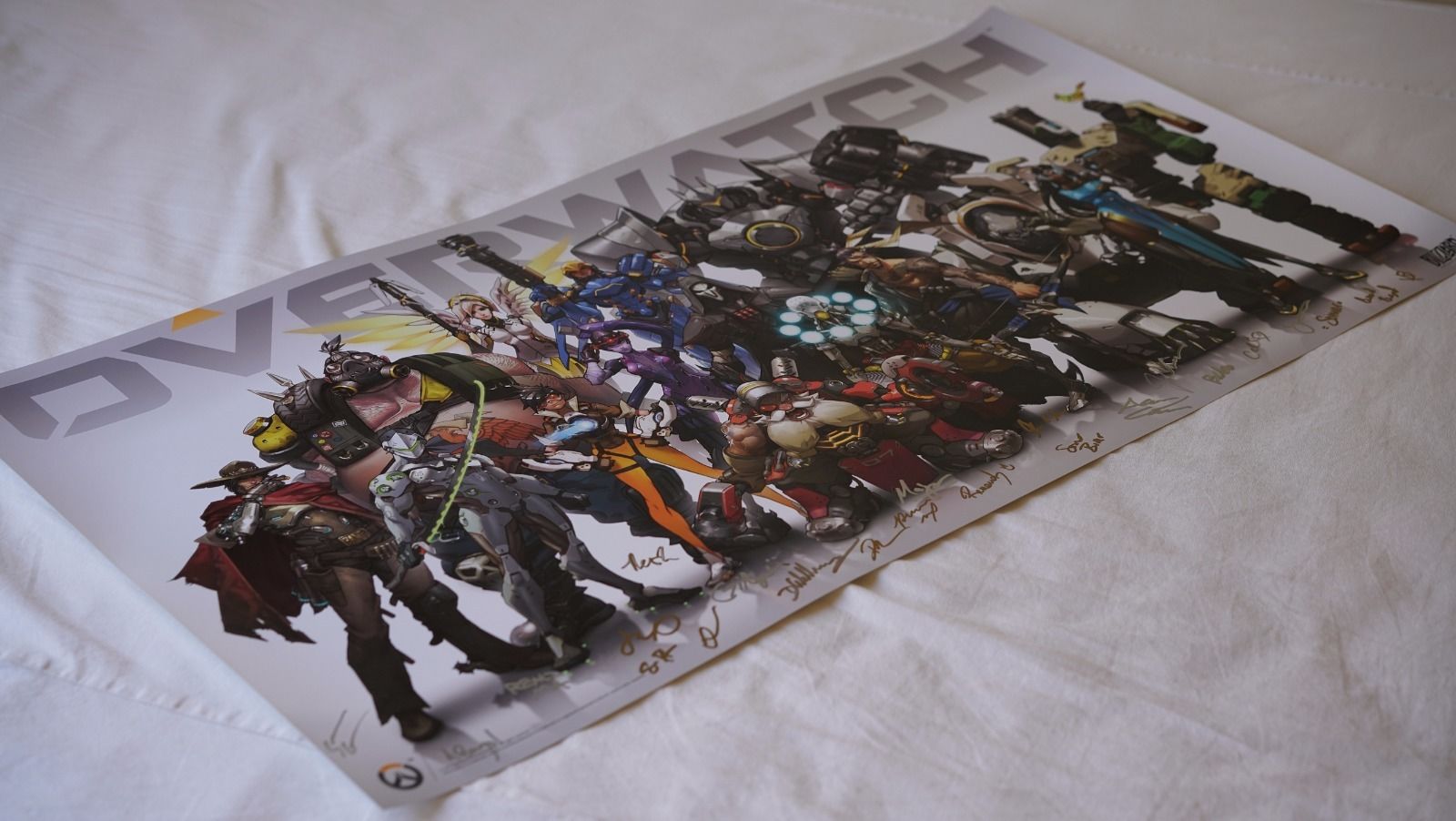 BlizzCon 2014 Official Overwatch Signed Poster