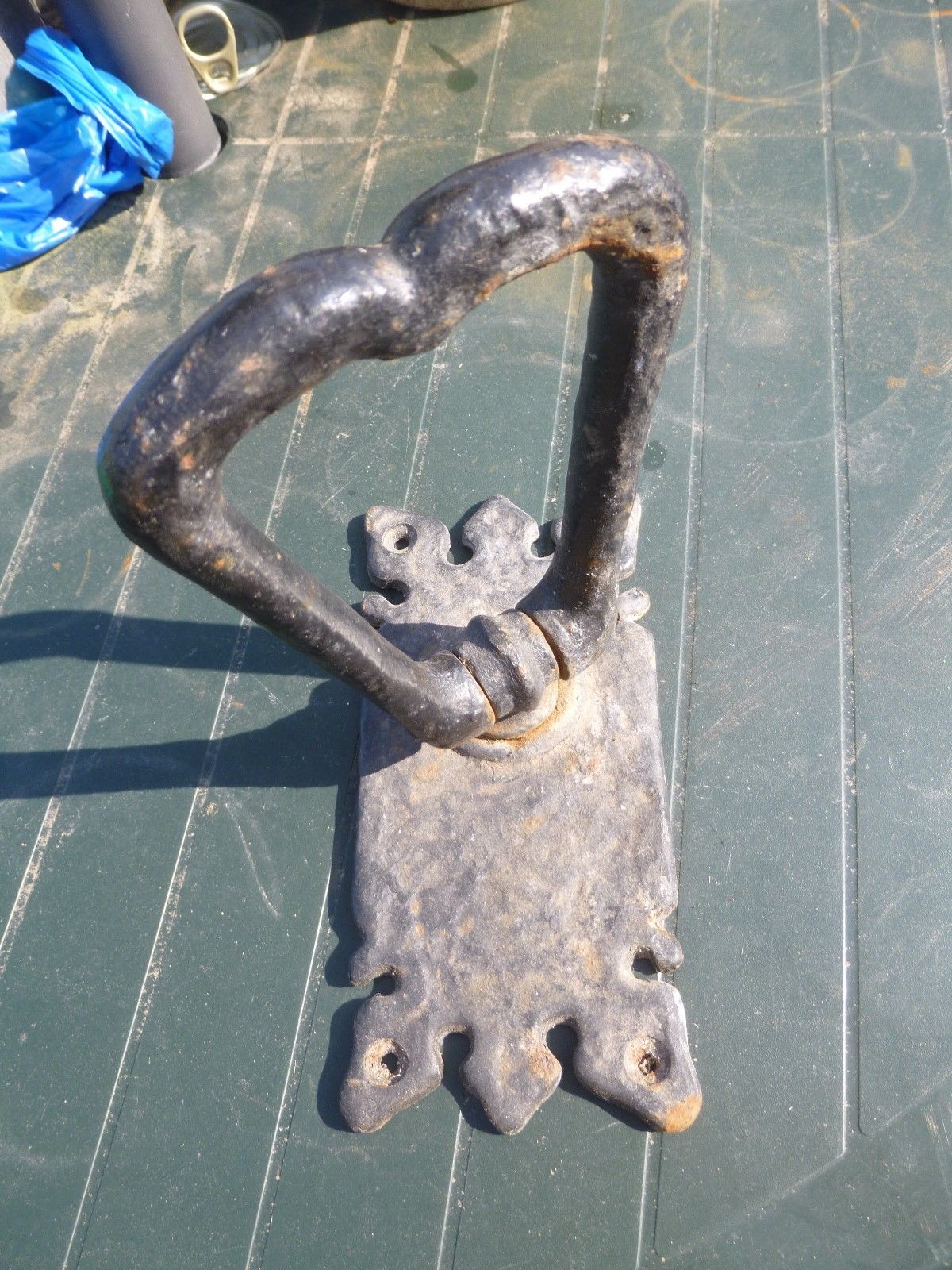 Vintage Cast Iron Door Handle no.2