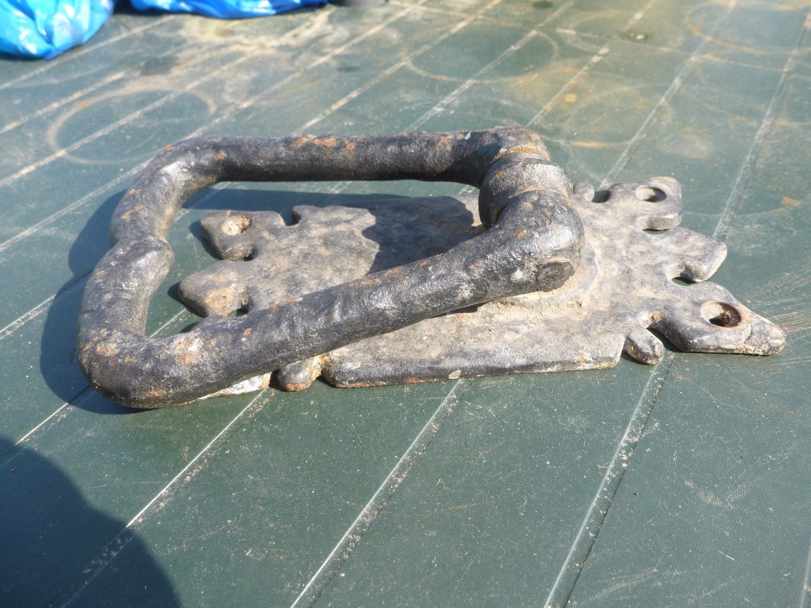 Vintage Cast Iron Door Handle no.2