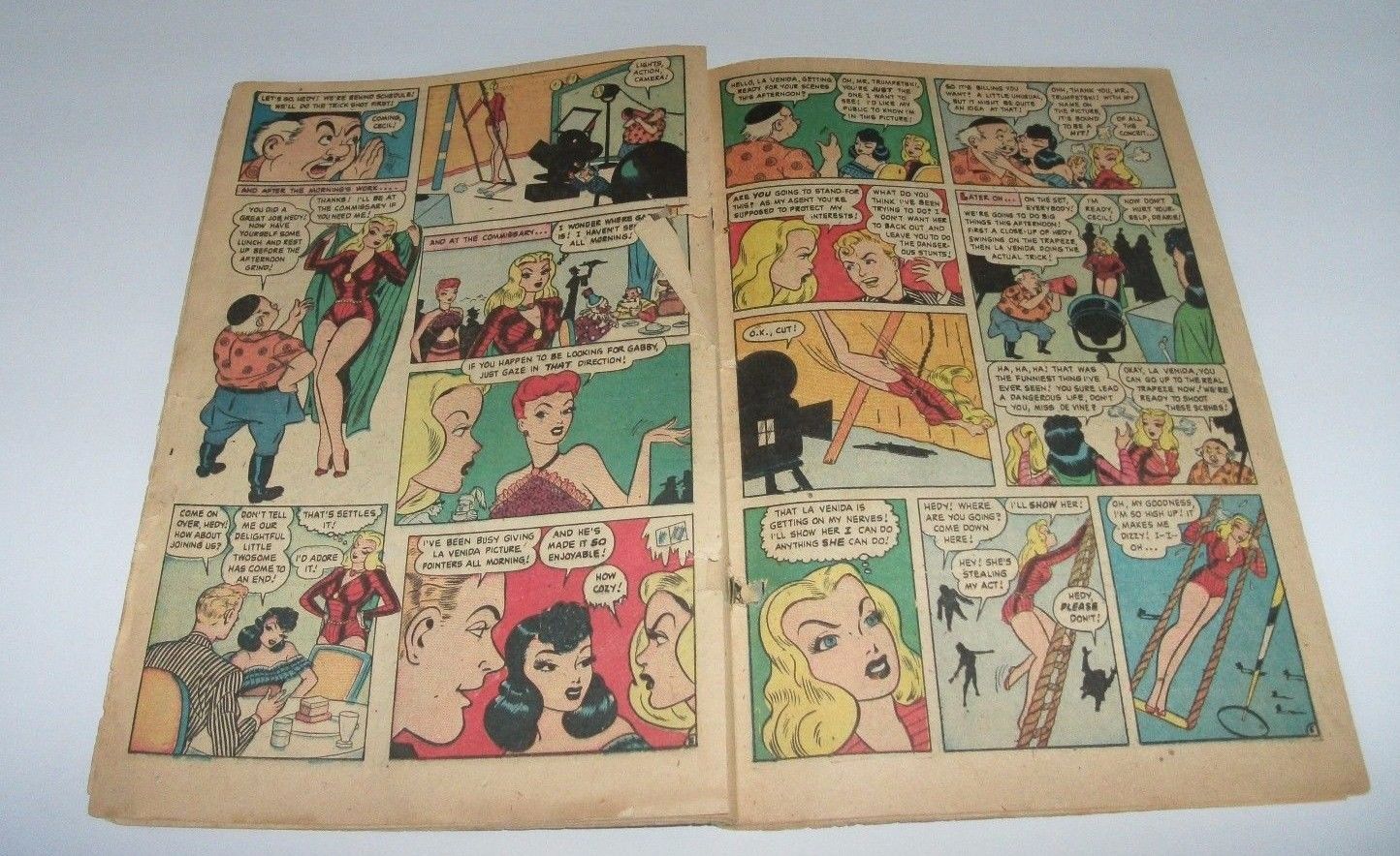 Hedy Devine #28 Golden Age Red Circle Comic 1948 Rare Kurtzman