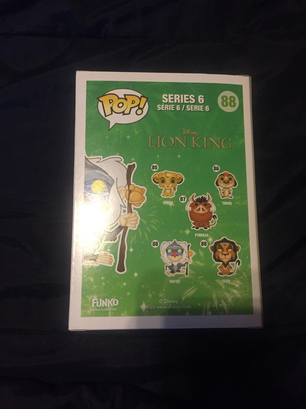 Funko POP Retired/Vaulted Rafiki The Lion King (Disney #89) Vinyl Figure RARE