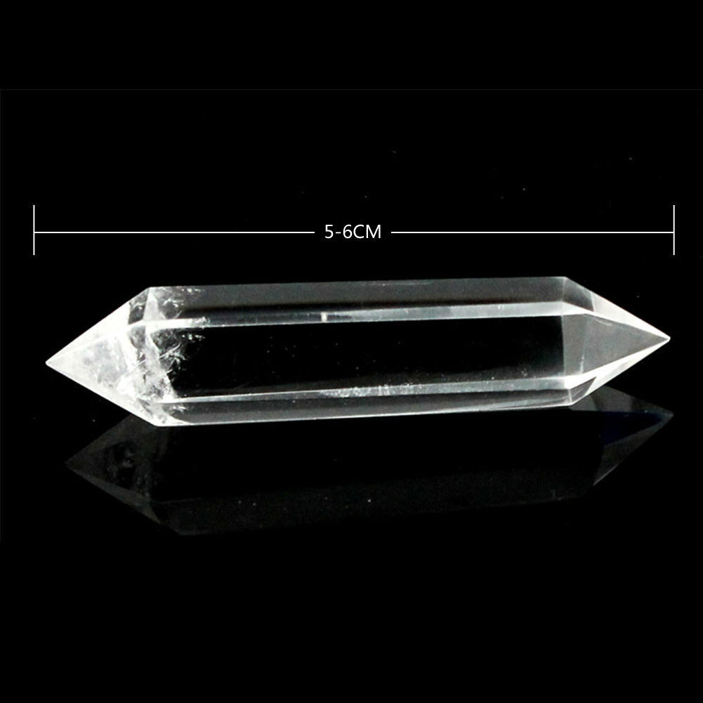 1PCS AAA 100% NATURAL Rock CLEAR QUARTZ CRYSTAL DT WAND POINT Healing